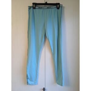 2nd Skin Womens Mid Rise Elastic Waist Performance Polyester Legging Pant Size L